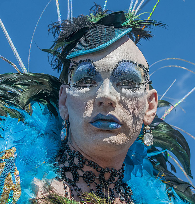 Anna Rexia poses during the CAMP Rehoboth Block Party. BY DENY HOWETH